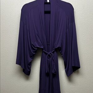 Elegant Purple Women's Kimono Robe